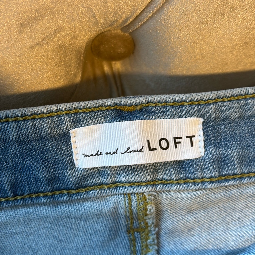 Loft Curvy High Rise Jeans